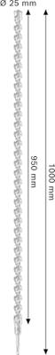 Bosch Accessoires PRO SDS plus-5X Hamerboor | 25 x 950 x 1.000 mm - 2608707256 - thumbnail