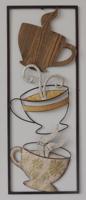 Frame 3D art - Koffie 28X73cm - thumbnail