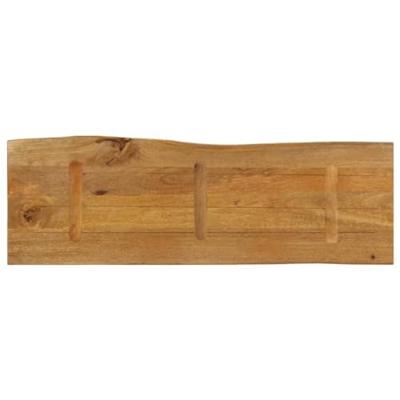 Tafelblad met natuurlijke rand 110x40x2,5 cm massief mangohout Tafelblad met natuurlijke rand 110x40x2,5 cm massief mangohout