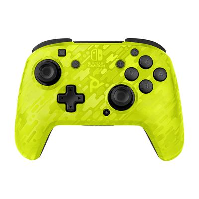 Nintendo Switch Faceoff WIRELESS Controller - PDP Camo Yellow