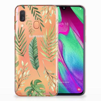 Samsung Galaxy A40 | TPU Case | Leaves