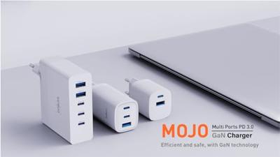Verico Mojo 30W GaN 2 USB-oplader 30 W 1x USB-A, 1x USB-C Wit Binnen