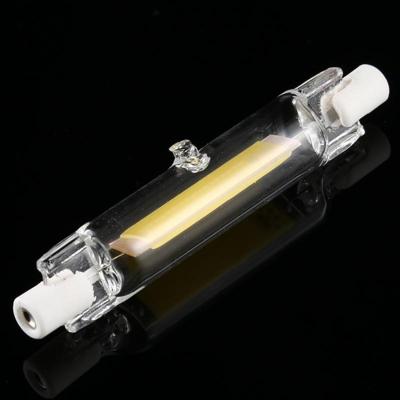 R7S 3W 350LM 78mm COB LED lamp glazen buis vervanging halogeen lamp spot licht wit licht