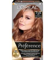 L’Oréal Paris Préférence 7.23 Haarverf - Rosegold Blond - Permanente Haarkleuring met Color Extender - thumbnail