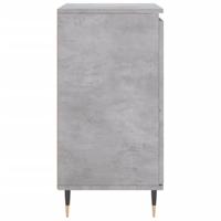 Dressoir 60x35x70 cm bewerkt hout betongrijs - thumbnail