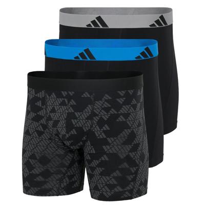 Adidas Boxershorts flex cotton 3-pack zwart