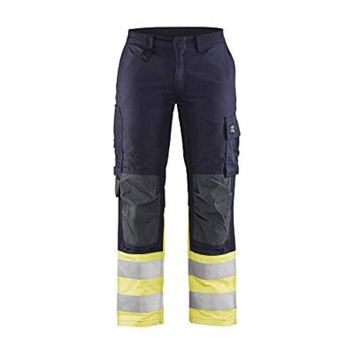 Blåkläder Multinorm Dames Werkbroek Inherent 71881512 | Marine/High-Vis Geel | Maat 46 - 7330509664100 Blåkläder Multinorm Dames Werkbroek Inherent 71881512 | Marine/High-Vis Geel | Maat 46 - 7330509664100
