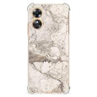 OPPO A17 Anti-Shock Hoesje Marmer Beige - thumbnail