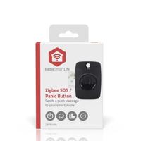 Nedis Smart Home Paniekknop | Zigbee 3.0 | Batterijtype: CR2450 | Zwart - ZBPB10BK - thumbnail