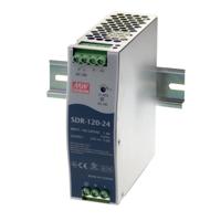 MEAN WELL SDR-120-24 DIN-rail netvoeding 24 V/DC 5 A 120 W Aantal uitgangen:1 x Inhoud 1 stuk(s) - thumbnail