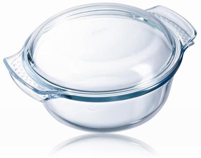 Pyrex ronde ovenschaal met deksel 2,1L