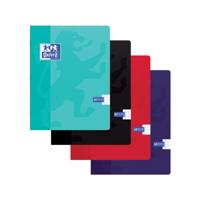 Oxford School schrift, ft A5, 120 bladzijden, geruit 5 mm, geassorteerde kleuren - thumbnail