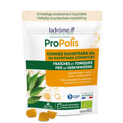 Ladrôme Propolis Ravintsara Gommetjes Bio Ladrôme Propolis Ravintsara Gommetjes Bio