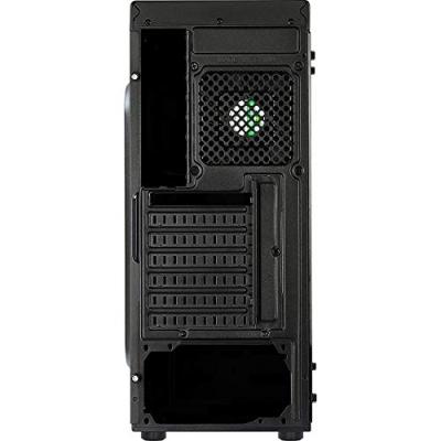 Aerocool shard midi tower behuizing (zwart | 3x usb-a | rgb | window)