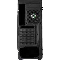 Aerocool shard midi tower behuizing (zwart | 3x usb-a | rgb | window) - thumbnail