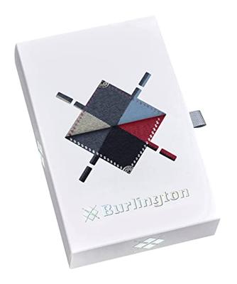 Burlington 2-paar dames sokken - Cadeau verpakking - Biologisch katoenen sokken met ruit print