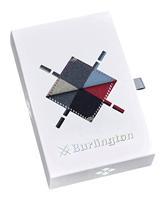 Burlington 2-paar dames sokken - Cadeau verpakking - Biologisch katoenen sokken met ruit print - thumbnail