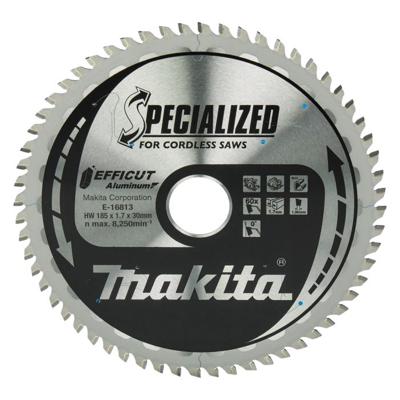 Makita Accessoires Cirkelzaagblad Aluminium | Efficut | 185x30mm 60T 0g - E-16813 E-16813 Makita Accessoires Cirkelzaagblad Aluminium | Efficut | 185x30mm 60T 0g - E-16813 E-16813