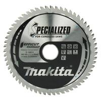 Makita Accessoires Cirkelzaagblad Aluminium | Efficut | 185x30mm 60T 0g - E-16813 E-16813 - thumbnail