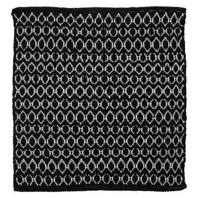 Badmat Sealskin Boho 60x60 cm Polyester / Katoen Zwart Badmat Sealskin Boho 60x60 cm Polyester / Katoen Zwart