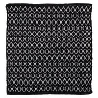 Sealskin Badmat Boho 60x60 cm Polyester / Katoen Zwart - thumbnail