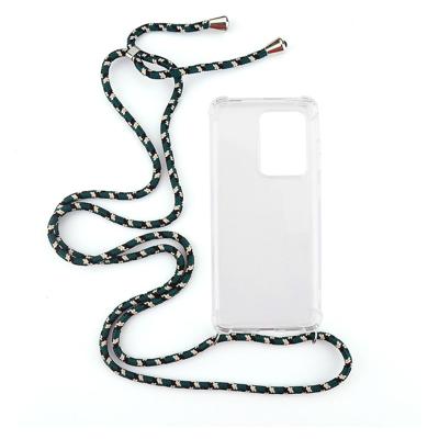 Shop4 - Samsung Galaxy S20 Ultra Hoesje - Zachte Back Case met Koord Camouflage Groen Shop4 - Samsung Galaxy S20 Ultra Hoesje - Zachte Back Case met Koord Camouflage Groen