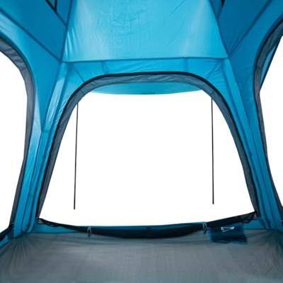 VidaXL Tent 4-persoons waterdicht snelontgrendeling blauw