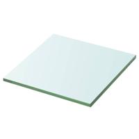 Wandschap transparant 20x20 cm glas - thumbnail
