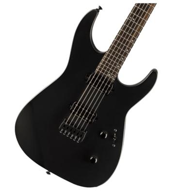 Jackson American Series Virtuoso HT EB Satin Black elektrische gitaar met Jackson Foam Core Case - thumbnail