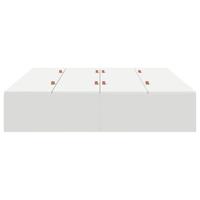 Bedframe met opslag Wit 200 x 140 x 31.5 cm Bewerkt hout - thumbnail