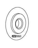KS TOOLS Ks-tools snijwiel cutting wheel 18.2 x 3mm ks-tools for metal - thumbnail