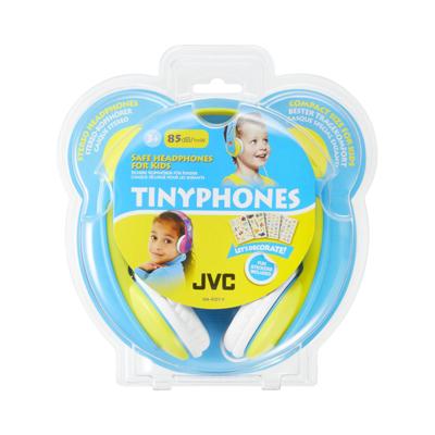 JVC HA-KD7-Y-E kinder stereo hoofdtelefoon geel/blauw, één maat