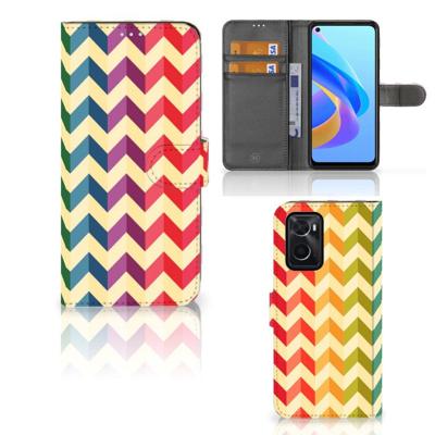 OPPO A76 | A96 | Telefoon Hoesje | Zigzag Multi Color OPPO A76 | A96 | Telefoon Hoesje | Zigzag Multi Color