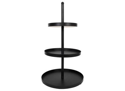 Cookinglife Etagere - 3 laags - Ø30x55cm - Zwart - Serveertoren - Metalen Frame - Borrelhapjes Serveren Cookinglife Etagere - 3 laags - Ø30x55cm - Zwart - Serveertoren - Metalen Frame - Borrelhapjes Serveren