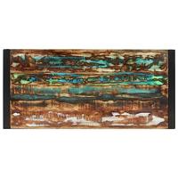 Eettafel 120x55x76 cm massief gerecycled hout - thumbnail