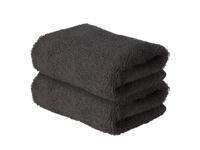 LIVARNO Set van 2 gastendoekjes 30 x 50 cm (Antraciet) - thumbnail