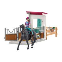 Schleich horse club paardenbox met lisa en storm 42709 - thumbnail