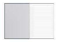 Oxford Office Essentials schrift, harde kaft, 192 bladzijden, gelijnd, ft A4, smart black - thumbnail