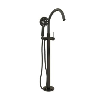 Vrijstaande Badkraan Brauer Black Met Handdouche Rond Mat Zwart Vrijstaande Badkraan Brauer Black Met Handdouche Rond Mat Zwart