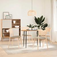 Tafelblad 100x50x2 cm ovaal massief eikenhout - thumbnail