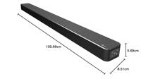 LG SN4 Soundbar TV Bluetooth 300W 2.1 kanalen met draadloze subwoofer, DTS Virtual Technologie: X, Dolby Digital, AI Sound Pro, optische ingang, USB, HDMI, zwart - thumbnail