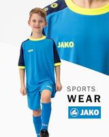 JAKO 4224K Shirt Iconic Km Kids - Jako-Blauw/Marine/Fluogeel - 152 - thumbnail