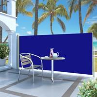 Windscherm uittrekbaar 140x300 cm blauw - thumbnail