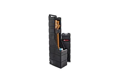 ENKI AMG-2 Electric Bass Guitar Case reiskoffer voor twee elektrische basgitaren - thumbnail