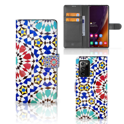 Samsung Galaxy Note20 Ultra | Bookcase | Mozaïek Samsung Galaxy Note20 Ultra | Bookcase | Mozaïek