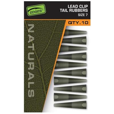 Fox Naturals Size 7 Lead Clip Tail Rubbers