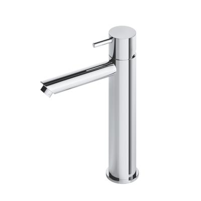 Hotbath Cobber middelhoge wastafelmengkraan met rechte uitloop zonder waste chroom CB003MSCR