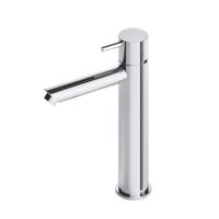 Hotbath Cobber middelhoge wastafelmengkraan met rechte uitloop zonder waste chroom CB003MSCR - thumbnail