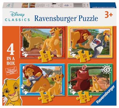 Ravensburger legpuzzel disney lion king - 4 puzzels - thumbnail