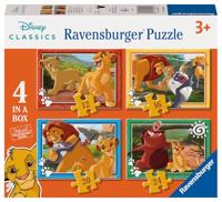 Ravensburger legpuzzel disney lion king - 4 puzzels - thumbnail